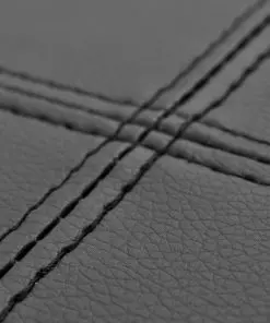 Black High Quality Artificial Leather Bench