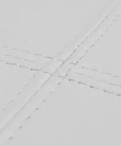 White High Quality Artificial Leather Bench