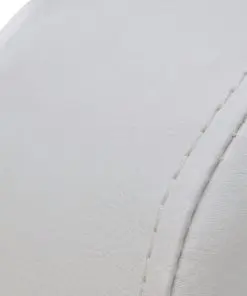 vidaXL Armchair White Faux Leather