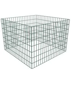 vidaXL Square Mesh Garden Composter 100 x 100 x 70 cm