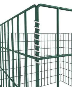 vidaXL Square Mesh Garden Composter 100 x 100 x 70 cm