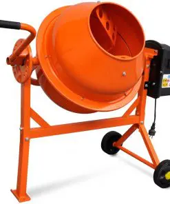 Electric Concrete Mixer 63 L 220 W Steel Orange