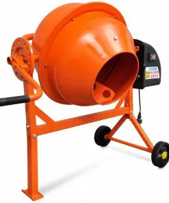 Electric Concrete Mixer 63 L 220 W Steel Orange