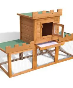 Outdoor Large Rabbit Hutch House Pet Cage Single House