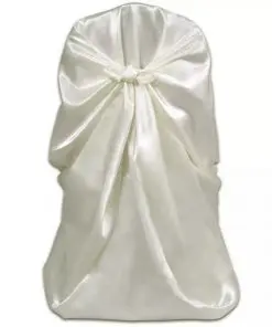 6 pcs Cream Chair Cover for Wedding Banquet