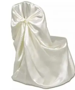 6 pcs Cream Chair Cover for Wedding Banquet