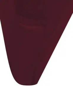 Chair Cover Stretch Burgundy 6 pcs