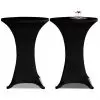 Standing Table Cover Ø 80 cm Black Stretch 2 pcs Standing Table Cover Ø 80 cm Black Stretch 2 pcs