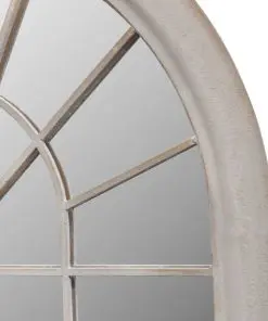 vidaXL Rustic Arch Garden Mirror 60x116cm for Both Indoor and Outdoor Use