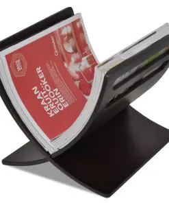 vidaXL Wooden Magazine Rack Floor Standing Brown