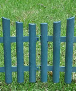 vidaXL 17 pcs Lawn Dividers 10 m Green