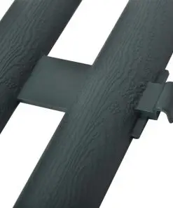 vidaXL 17 pcs Lawn Dividers 10 m Green