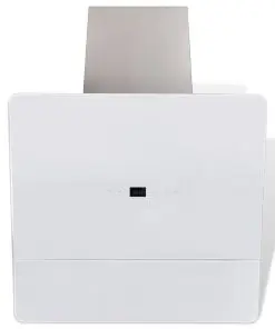vidaXL Range Hood Tempered Glass White 600 mm