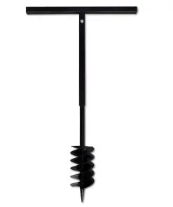 Ground Drill with Handle 120 mm with Extension Tube 13 m Steel