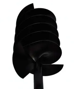 Ground Drill with Handle 200 mm with Extension Tube 17 m Steel