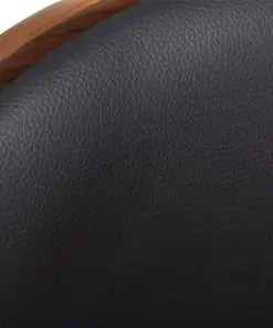 vidaXL Bar Stools 2 pcs Bent Wood and Faux Leather