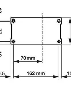 vidaXL Petrol Engine 6.5 HP 4.8 kW Black