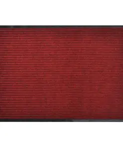 Red PVC Door Mat 90 x 120 cm