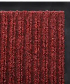 Red PVC Door Mat 90 x 120 cm