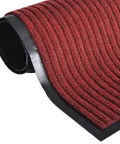 Red PVC Door Mat 90 x 150 cm