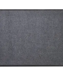Grey PVC Door Mat 90 x 120 cm