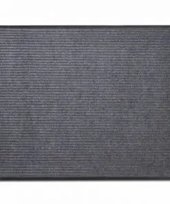 Grey PVC Door Mat 90 x 150 cm