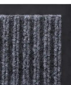 Grey PVC Door Mat 90 x 150 cm
