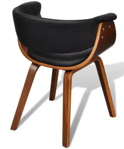 vidaXL Dining Chairs 6 pcs Bent Wood and Faux Leather
