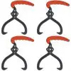 vidaXL 4 pcs Log Tongs with PVC Handle vidaXL 4 pcs Log Tongs with PVC Handle