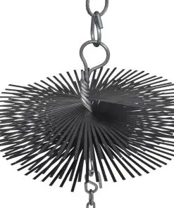 vidaXL Round Chimney Cleaning Brush Dia. 25 cm