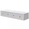 vidaXL Four-drawer Cabinet White Wood