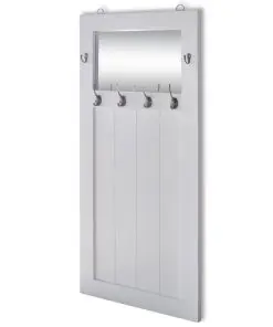 Coat Rack with Mirror