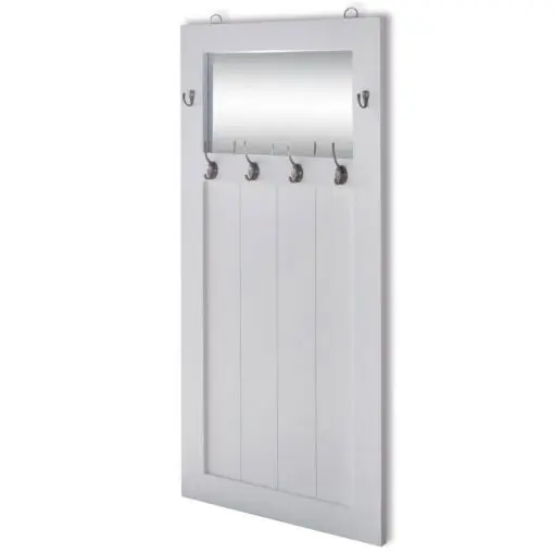 Coat Rack with Mirror