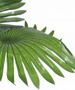 vidaXL Artificial Fan Palm Tree with Pot 180 cm