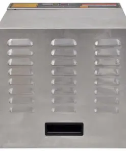 vidaXL Food Dehydrator with 10 Trays Stainless Steel