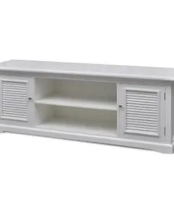 White Wooden TV Stand