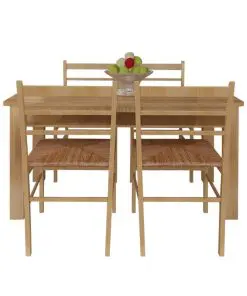 vidaXL Dining Chairs 4 pcs Pinewood