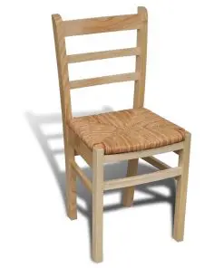 vidaXL Dining Chairs 4 pcs Pinewood