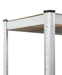 Storage Shelf Silver 2 pcs