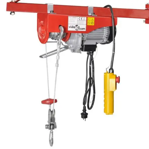 vidaXL Electric Hoist 500 W 100/200 kg