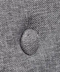 vidaXL Dining Chairs 6 pcs Light Grey Fabric and Solid Oak Wood