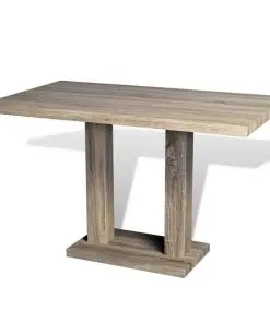 vidaXL Dining Table MDF Oak-look