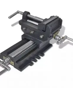 vidaXL Manually Operated Cross Slide Drill Press Vice 78 mm