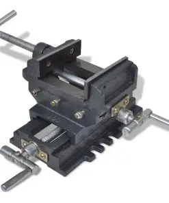 vidaXL Manually Operated Cross Slide Drill Press Vice 78 mm