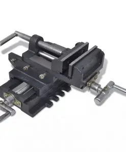 vidaXL Manually Operated Cross Slide Drill Press Vice 78 mm