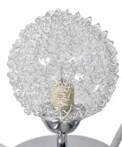Ceiling Lamp with Mesh Wire Shades for 5 G9 Bulbs