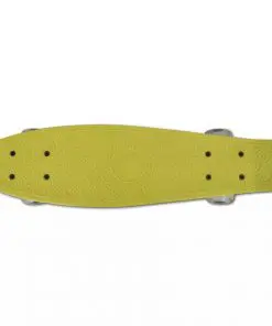 Yellow Retro Skateboard with LED Wheels