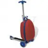 vidaXL Scooter with Trolley Case for Children Red