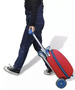 vidaXL Scooter with Trolley Case for Children Red