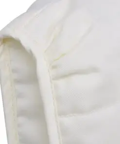 vidaXL Rocking Chair Cream Bentwood and Fabric